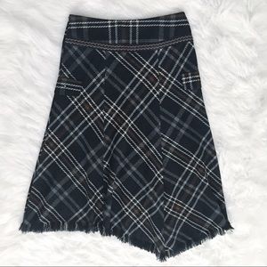 Forwear New York Asymmetrical Plaid Skirt